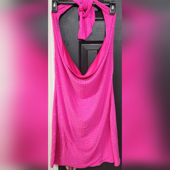 NASTY GAL **NWT** LOW NECK PARTY DRESS LARGE - Picture 3 of 10